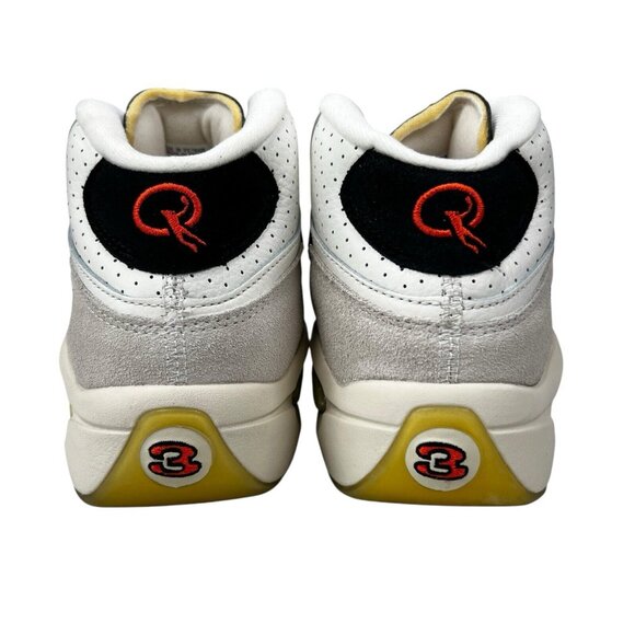 Reebok Question Pump Chalk Black Orange Basketball Shoes H06490 Men's Sz 7 - 11 - Picture 5 of 9